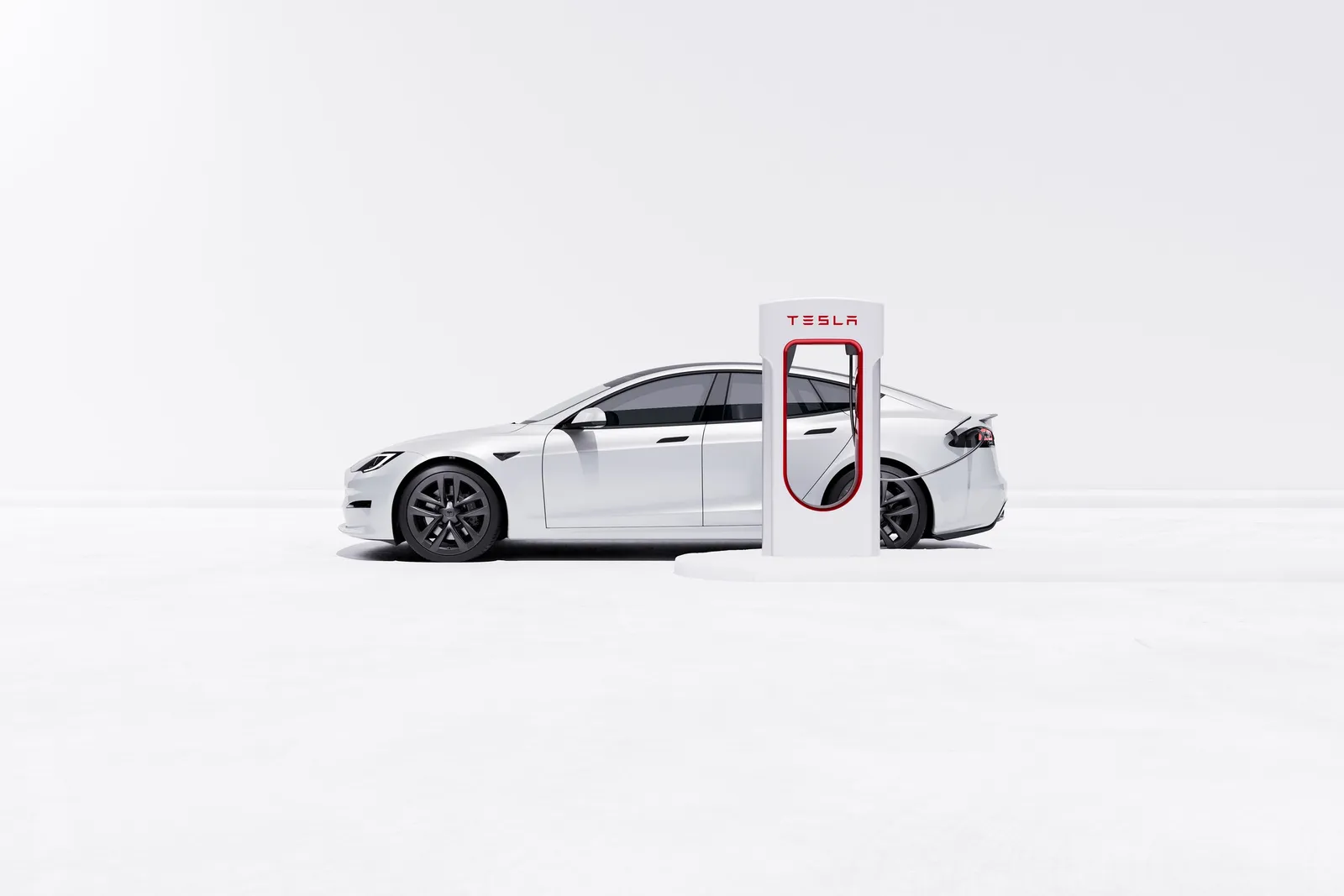 Auto-Salon Genf: Elektroauto Model S bekommt den Mennekes-Stecker und Teslas Supercharger kommen nach Europa